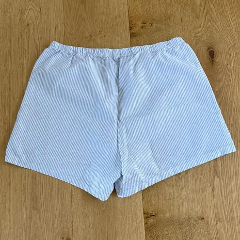 Brandy Melville  Shorts Striped Keira Size OS Blue White
