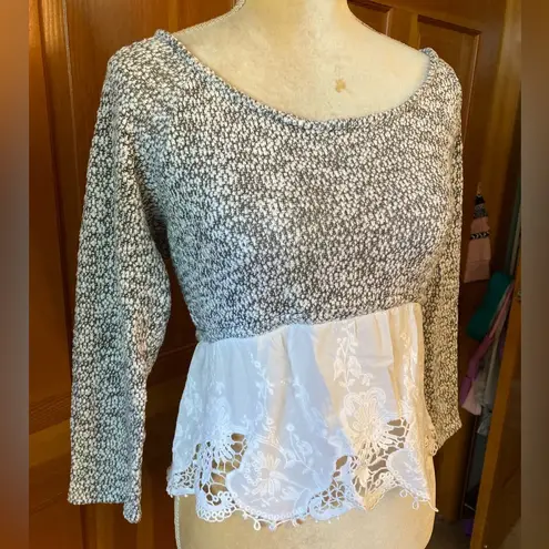 Maison Jules Preowned Gorgeous Two Tone Knit sweater