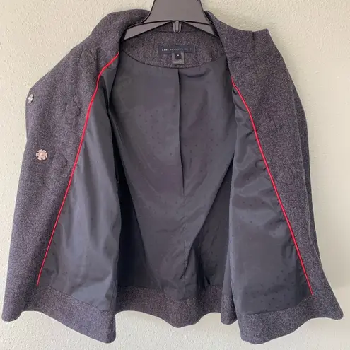 Marc by Marc Jacobs black wool cape coat sz M