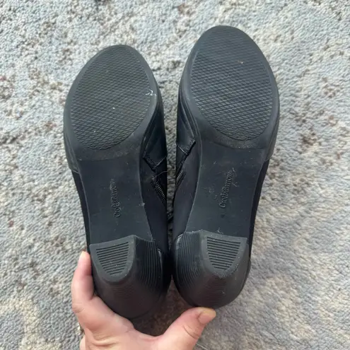 Croft & Barrow Croft & Borrow Memory Foam Heeled Ankle Boot Black 8