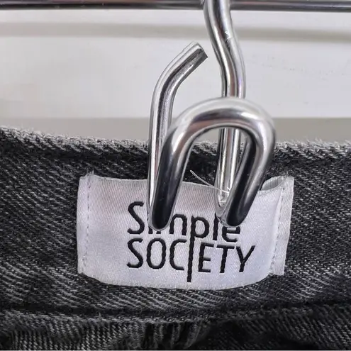 Simple Society  jeans cargo pocket black size 9 29