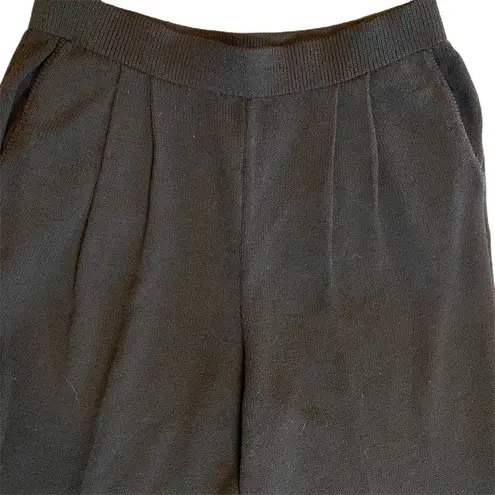 St. John Basics Black Santana Knit Pants Size 4