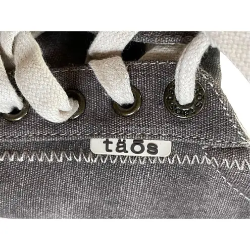 Taos Star Women’s 9 light Gray Wash Canvas Sneakers