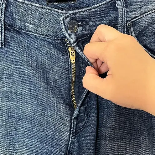 MOTHER The Trainer Comfort & Joy Jogger Jeans Cropped Women’s 24 Blue