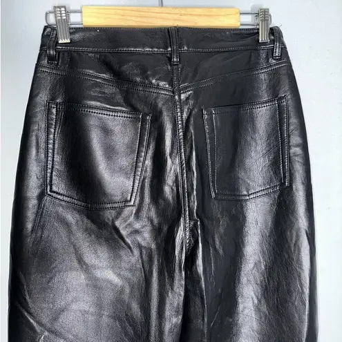 Wilfred  Aritzia Melina Vegan Faux Leather High Waisted Pants Women's Size 10