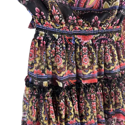 MISA Los Angeles MISA Los Angelos Elisabetta Mini Dress Flora Valentina Print Size S