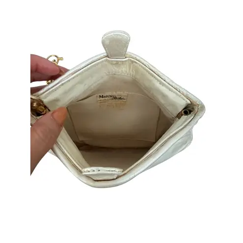 MARCO BROTHERS Vintage Ivory Gold Cocktail Shoulder BAg