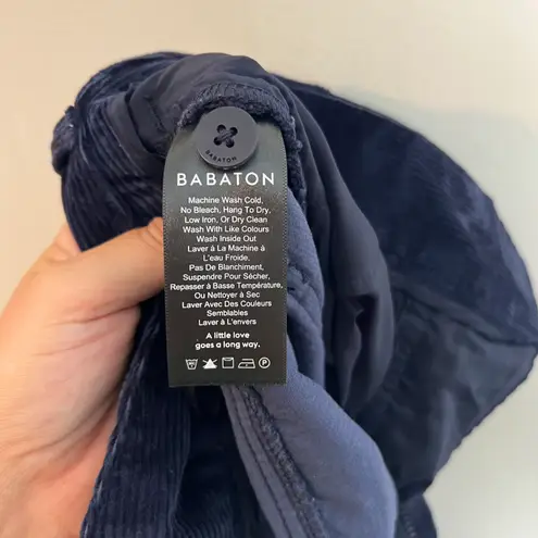 Babaton NWT - Aritzia Joey Corduroy Pants Navy High Rise Flare