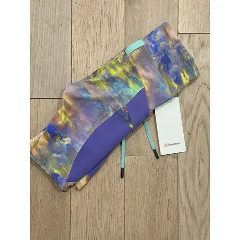 Lululemon Cargo SHR Super High Rise Hiking Short Altered Nature Multi Size 2 NWT Purple