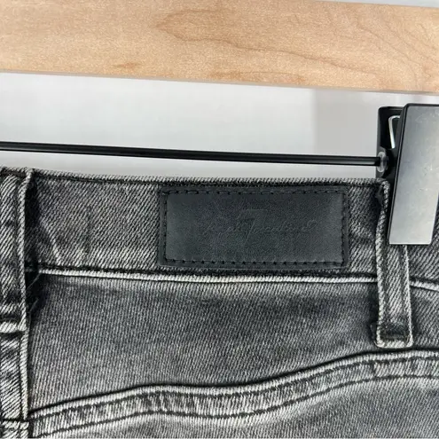 7 For All Mankind  Luxe Vintage Bootcut Tailorless In Courage Frayed Slit Hem 26 - Image 7