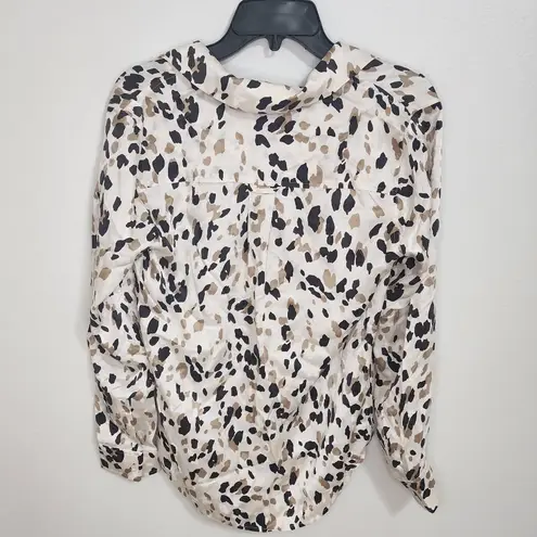 Rails New NWT rebel natural abstract silk top