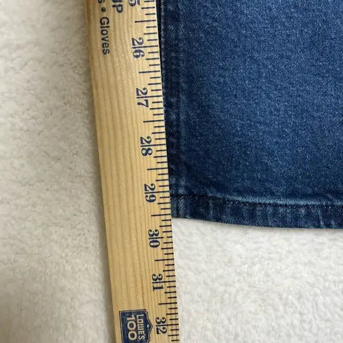 Mott & Bow Womens Boyfriend Jeans Size 28x30 Dark Wash Stretch Denim Blue