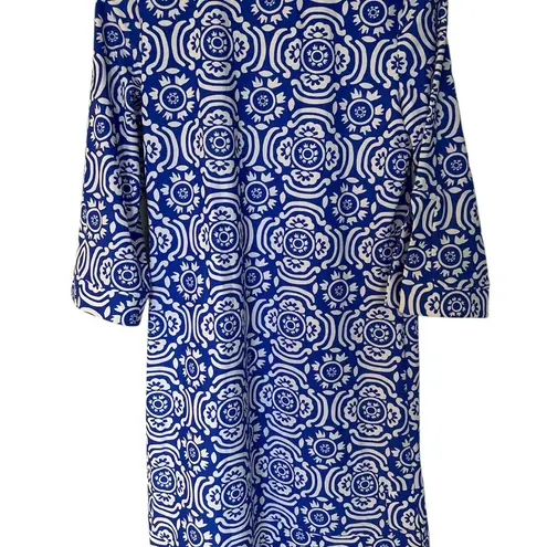 JUDE CONNALLY Kerry Dress in Blue & White