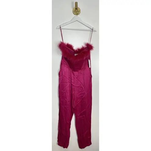 Saylor Raya Jumpsuit in Fuchsia Size Large
