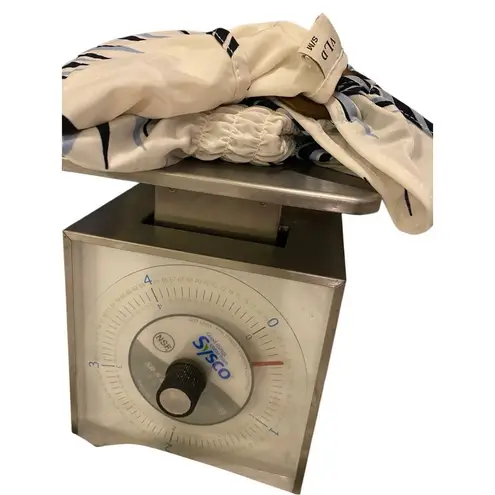 Vld Floral Dress Tropical Sundress Palm Leaves Midi Dress Summer Vacation Beach White Size M