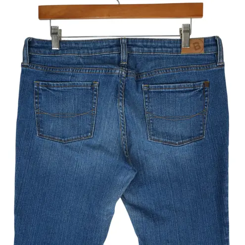 Bullhead Newport Skinny Flare Jeans Womens 13R Blue Stretch Denim Raw Hem Y2K Size undefined