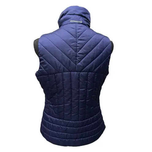 Merrell Womens Size Medium Purple Full Zip Vest Pockets