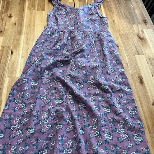 Dip Purple Floral Sleeveless Midi Dress – Size M Size M