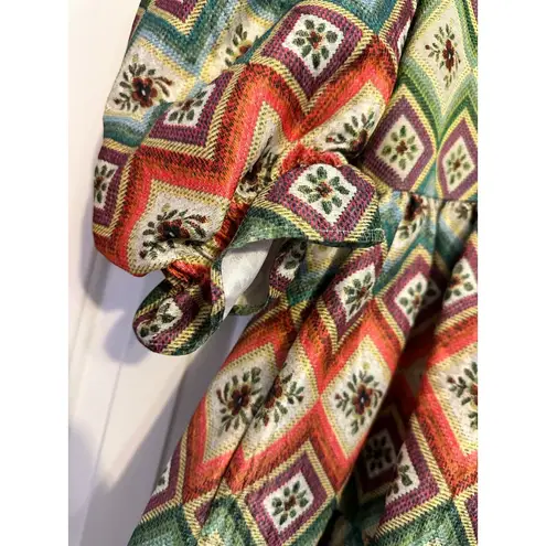 Autumn Adeigbo Oona Abstract Printed Puffed