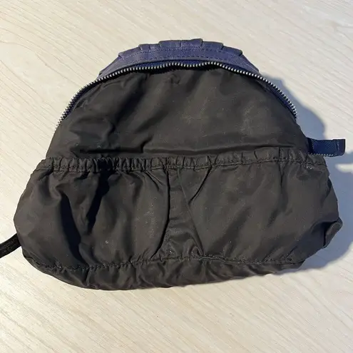 Kooba Womens Leather Semi Circle Zip Makeup Bag Clutch Boho Distressed Festival