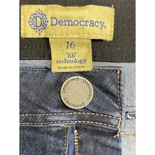Democracy Ab Technology Skinny Jeans Size 16 Stretch Normcore Casual Travel Boho
