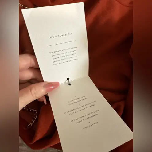 Nookie Australia Formal Bodycon Low Back Floor Length Maxi Lexi Chain Gown Slit