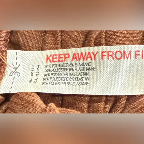 New Free People Movement Find Your Flow Pants Balloon Leg Harem Joggers Size XS Brown