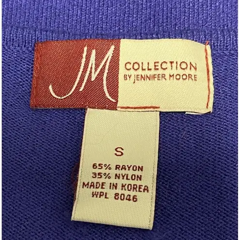 JM Collection  Women Sweater Size S Purple