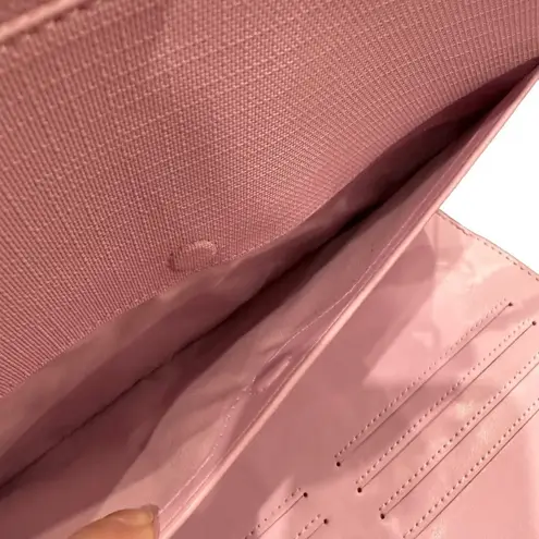 Dagne Dover Essentials Clutch Wallet in “Pinkish” crossbody purse