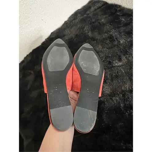 Jenni Kayne  rust suede leather mules 40 9.5