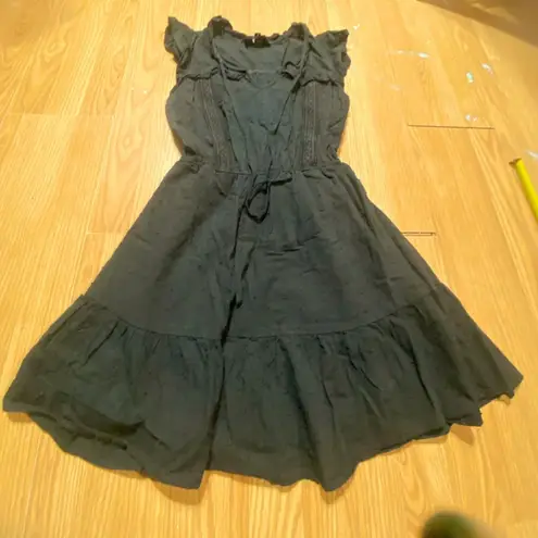 Sweet Wanderer 🏷️🏷️ black mini flowy dress ladies/junior Medium