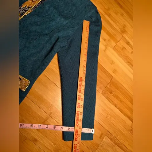 Jeffrey & Dara Petite by Linda Hutley Women’s VTG 3/4 Sleeve sweater,USA|Size:10 Blue