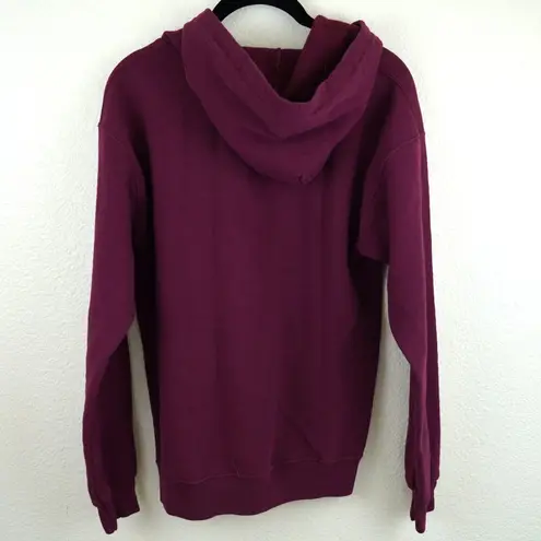 Bubba Gump Shrimp Co Hoodie Zip-Up Sweatshirt Galveston Island Size S Maroon