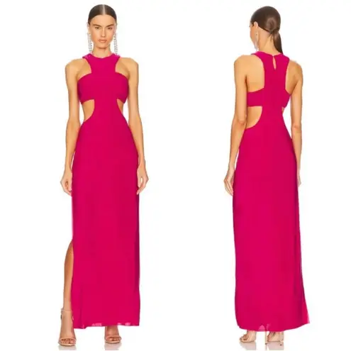 MISA Los Angeles x REVOLVE Angeles Lyra Dress in Fuchsia nwt