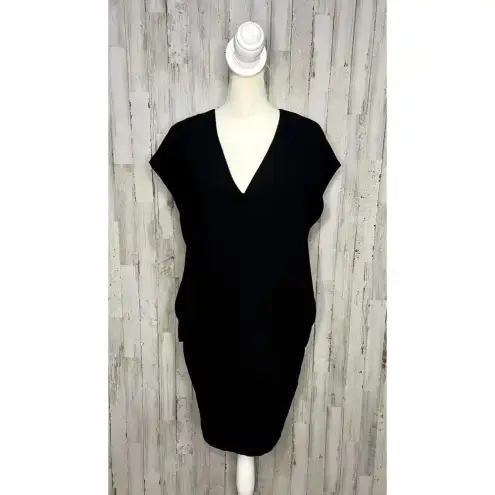 Banana Republic  Women's Black Crepe‎ Cocoon Tee Dress Size Small