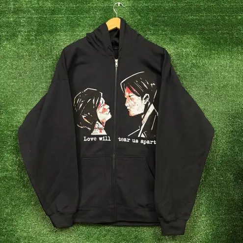 My Chemical Romance Love Will Tear Us Apart Rock Band Zip-Up Hoodie XL