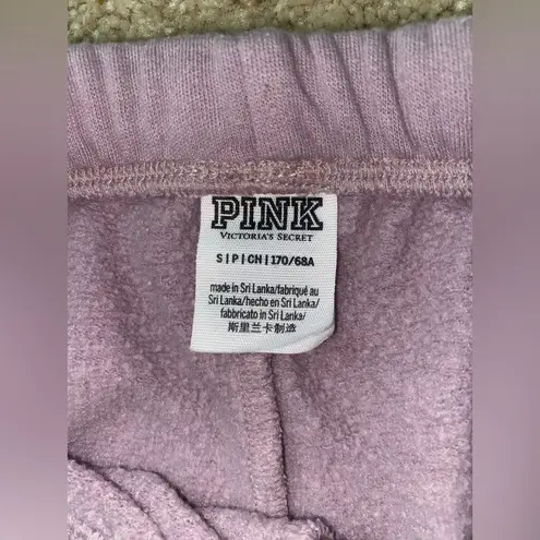 PINK - Victoria's Secret VS PINK purple and black jogger sweatpants