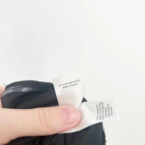 NWT Lulus Womens Mesmerizing Sight Paisley Print One Shoulder Bodysuit Size S Black