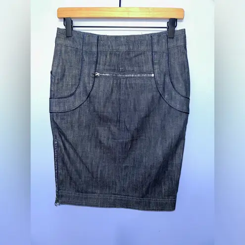 Stella McCartney X H&M Stretch Denim Pencil Skirt NWOT Size 34 (US 2-4)