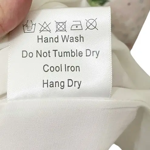 o.p.t. Ingrid Floral Tiered Midi Dress Ruffle Women’s Size XS Sleeveless V