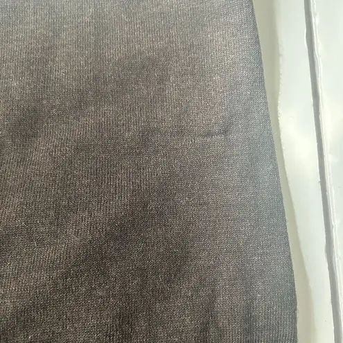 Land’s End Women’s Sweater Dress 100% Merino Wool Cowl Neck Size M Dark Brown Size M