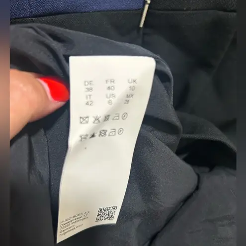 Hugo Boss  Delivia Women’s Luxury Dress Colorblock Lined Size 6