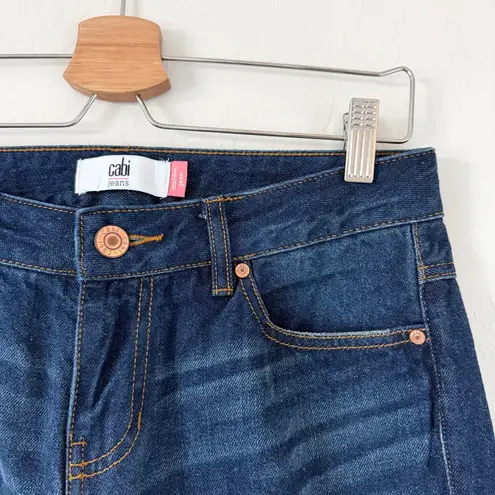 CAbi NEW  Dark Wash Malibu Straight Jeans Style#4522 Size 2