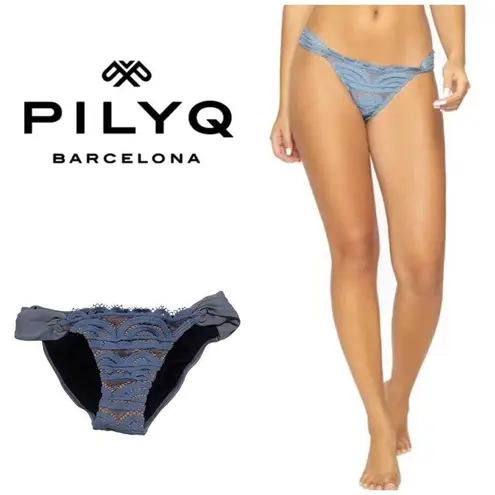 PilyQ New. sky blue lace bikini bottoms. Size small. Retails $76. NWOT