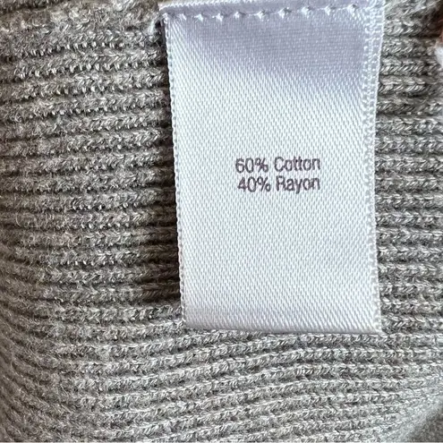 Jennifer Lopez dolman sleeve pleated mocha sweater top size large