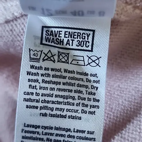 Miss Selfridge Ballerina Pink Bell Sleeves Tie Back Sweater