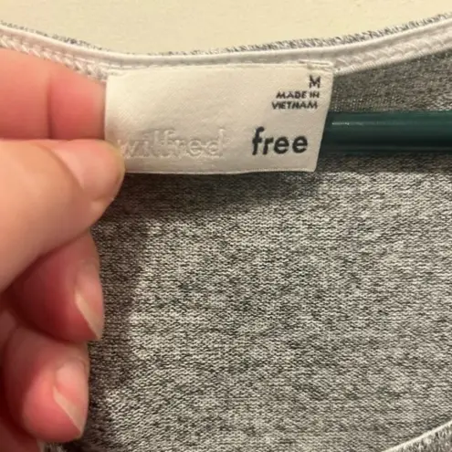 Aritzia  Wilfred Free Gray Lorelei Dress size Medium‎