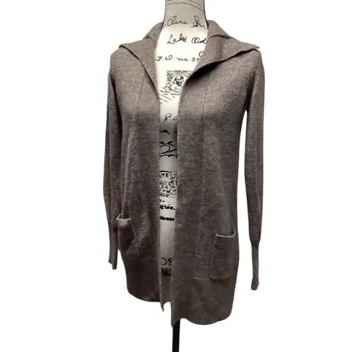 J.Crew  open front long cardigan. Taupe Brown. Size Small.