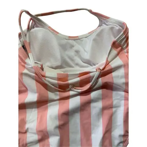 NEW Cali for Nia Sunshine pink white Rose Queen women’s one piece swim suit sz S