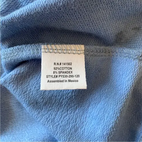 NWOT Circle X Blue Leopard Print Crewneck Sweatshirt Size undefined